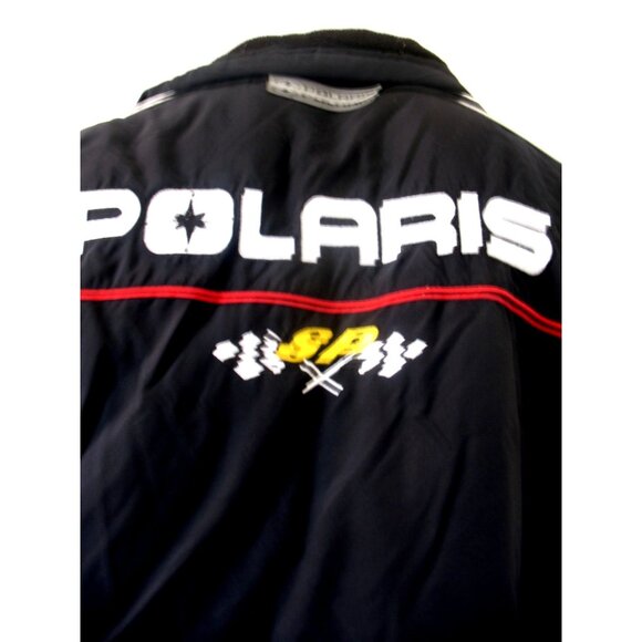 Pure Polaris Racing Jacket Snowmobile Red Flames Mens 2XL? Thermolite - Picture 12 of 13